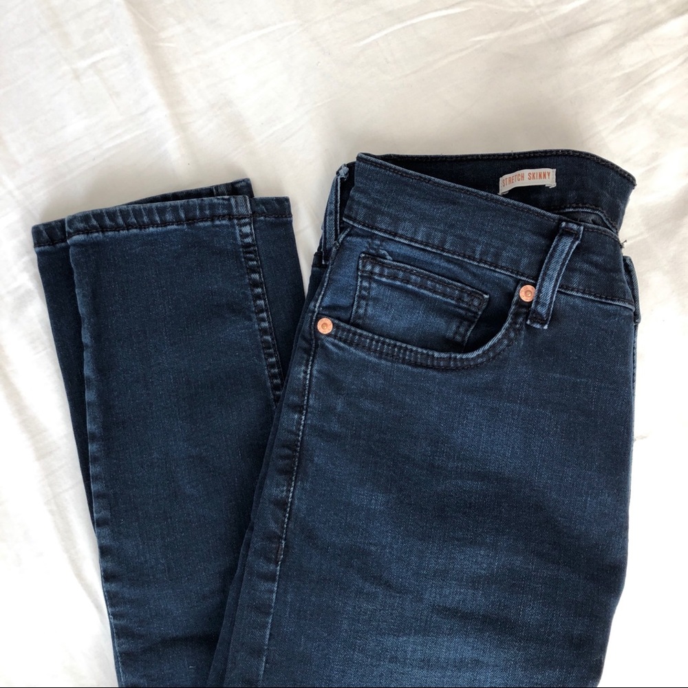 Topman Stretch Skinny Button-fly Jeans